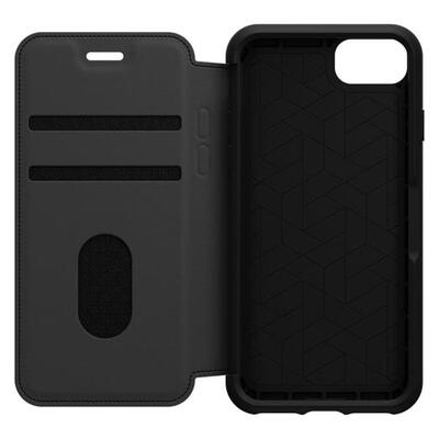 OtterBox Apple iPhone SE (3rd & 2nd Gen) and iPhone 8/7 Strada Series Case - Shadow Black (77-65063)