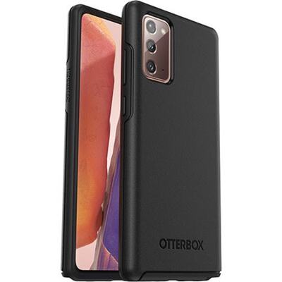 OtterBox Samsung Galaxy Note20 5G (6.7') Symmetry Series Antimicrobial Case - Black (77-65256)