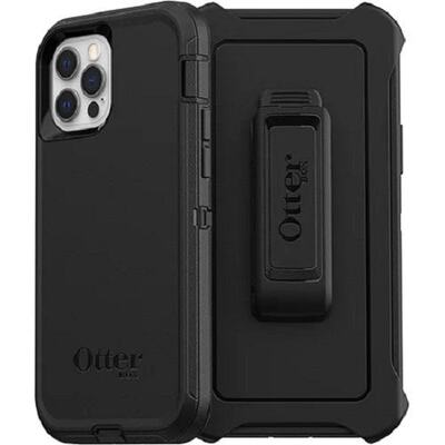 OtterBox Apple iPhone 12 / iPhone 12 Pro Defender Series Case - Black (77-65401)