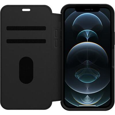 OtterBox Apple iPhone 12 / iPhone 12 Pro Strada Series Case - Black (77-65420)