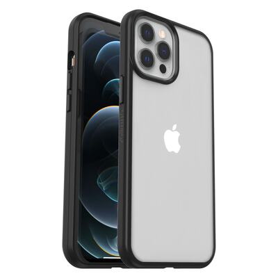 OtterBox Apple iPhone 12 Pro Max React Series Case - Black Crystal (Clear/Black) (77-66278)