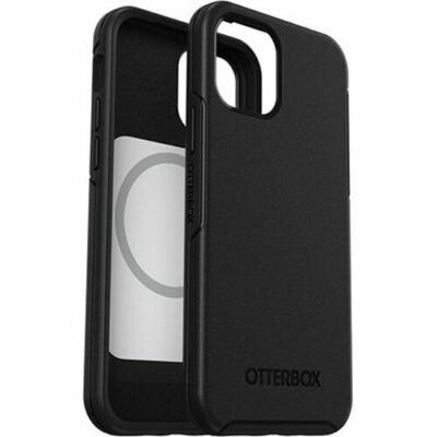 OtterBox Apple iPhone 12 Pro Max Symmetry Series+ Antimicrobial Case with MagSafe - Black (77-80139)