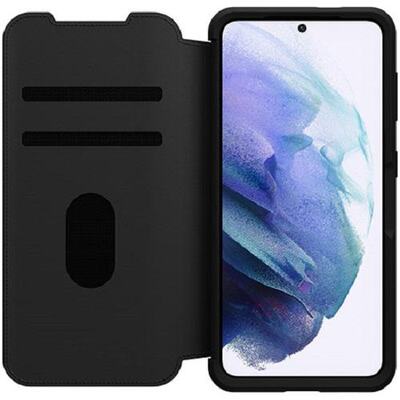 OtterBox Samsung Galaxy S21 5G (6.2') Strada Series Case - Black (77-81239)