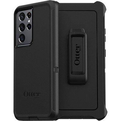 OtterBox Samsung Galaxy S21 Ultra 5G (6.8') Defender Series Case - Black (77-81253)