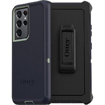 OtterBox Samsung Galaxy S21 Ultra 5G (6.8') Defender Series Case - Varsity Blues (77-81254)