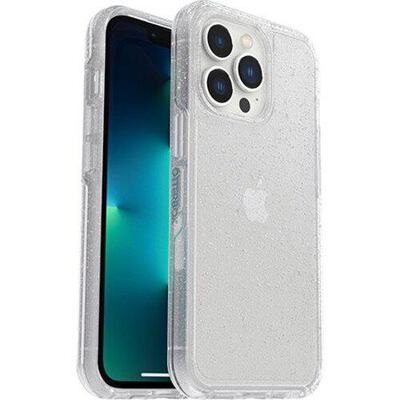 OtterBox Apple iPhone 13 Pro Symmetry Series Clear Antimicrobial Case - Stardust (Clear Glitter) (77-83494)