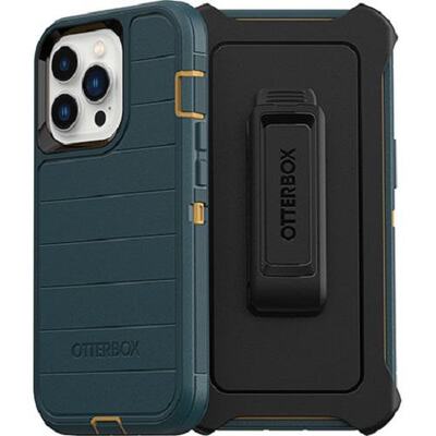 OtterBox Apple iPhone 13 Pro Defender Series Pro Antimicrobial Case - Hunter Green (77-83534)