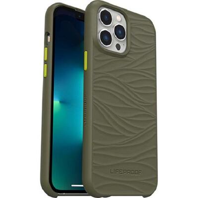 LifeProof WAKE Case for Apple iPhone 13 Pro Max / iPhone 12 Pro Max - Gambit Green (Olive/Lime) (77-83567)