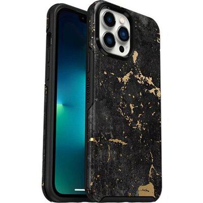 OtterBox Apple iPhone 13 Pro Max / iPhone 12 Pro Max Symmetry Series Antimicrobial Case - Enigma (Black Graphic) (77-83580)