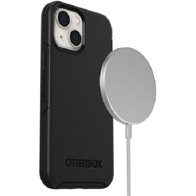 OtterBox Apple iPhone 13 Mini / iPhone 12 Mini Symmetry Series+ Antimicrobial Case with MagSafe - Black (77-83594)