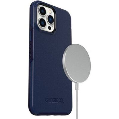 OtterBox Apple iPhone 13 Pro Max / iPhone 12 Pro Max Symmetry Series+ Antimicrobial Case with MagSafe - Navy Cap (Blue) (77-83602)