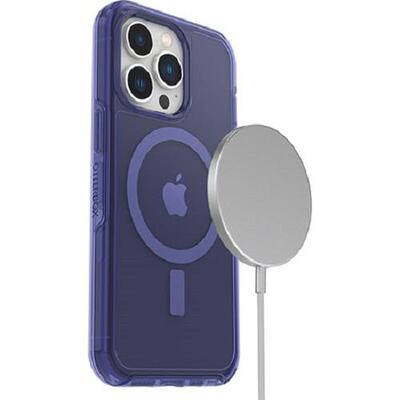 OtterBox Apple iPhone 13 Pro Symmetry Series+ Clear Antimicrobial Case for MagSafe - Feelin Blue (77-83640)
