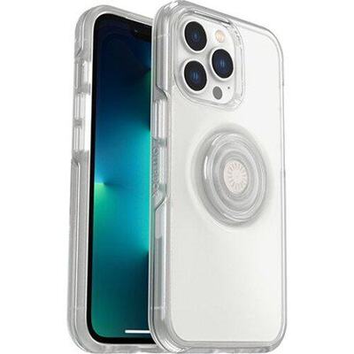 OtterBox Apple iPhone 13 Pro Otter + Pop Symmetry Series Clear Case - Clear Pop (77-84517)