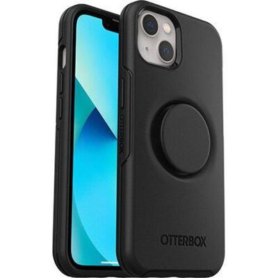 OtterBox Apple iPhone 13 Otter + Pop Symmetry Series Antimicrobial Case - Black (77-85380)