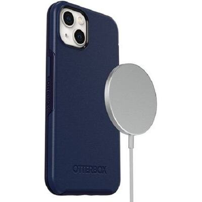 OtterBox Apple iPhone 13 Symmetry Series+ Antimicrobial Case with MagSafe - Navy Captain (Blue) (77-85617)
