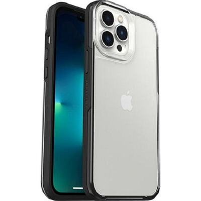 LifeProof SEE Case for Apple iPhone 13 Pro Max / iPhone 12 Pro Max - Black Crystal (Clear/Black) (77-85707)