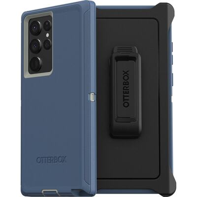OtterBox Samsung Galaxy S22 Ultra 5G (6.8') Defender Series Case - Fort Blue (77-86365)