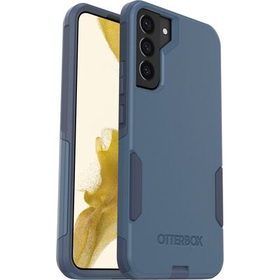 OtterBox Samsung Galaxy S22+ 5G (6.6') Commuter Series Antimicrobial Case - Rock Skip Way (Blue) (77-86394)