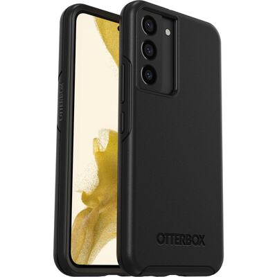 OtterBox Samsung Galaxy S22 5G (6.1') Symmetry Series Antimicrobial Case - Black (77-86426)
