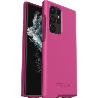 OtterBox Samsung Galaxy S22 Ultra 5G (6.8') Symmetry Series Antimicrobial Case - Renaissance Pink (77-86440)