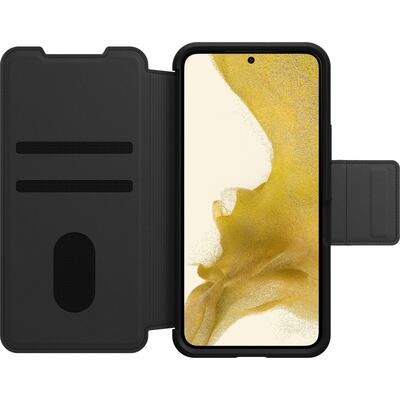 OtterBox Samsung Galaxy S22 5G (6.1') Strada Series Case - Black (77-86485)