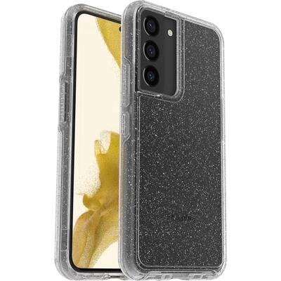OtterBox Samsung Galaxy S22 5G (6.1') Symmetry Series Clear Antimicrobial Case - Stardust (Clear Glitter) (77-86502)