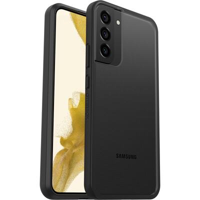 OtterBox Samsung Galaxy S22+ 5G (6.6') React Series Case - Black Crystal (Clear/Black) (77-86613)