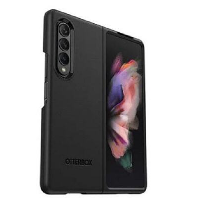OtterBox Samsung Galaxy Z Fold3 5G (7.6') Thin Flex Series Antimicrobial Case - Black (77-87377)