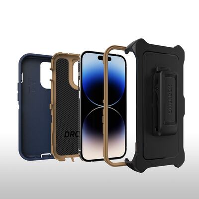 OtterBox Apple iPhone 14 Pro Defender Series Case - Blue Suede Shoes (77-88384)
