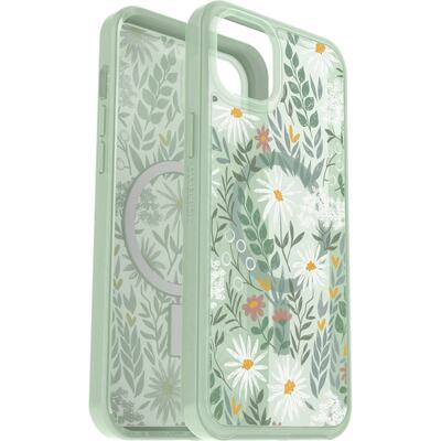 OtterBox Apple iPhone 14 Plus Symmetry Series+ Antimicrobial Case for MagSafe - Sage Advice (Green) (77-88589)