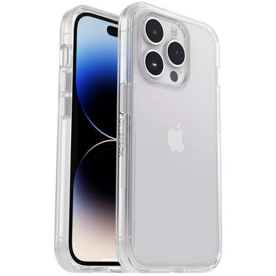 OtterBox Apple iPhone 14 Pro Symmetry Series Clear Antimicrobial Case - Clear (77-88620)