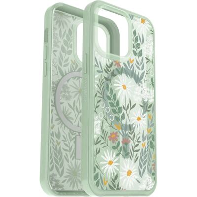 OtterBox Apple iPhone 14 Pro Max Symmetry Series+ Antimicrobial Case for MagSafe - Sage Advice (Green) (77-88652)