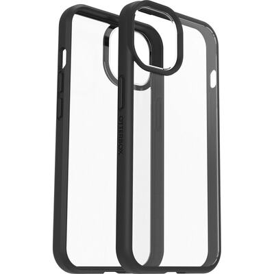 OtterBox Apple iPhone 14 React Series Antimicrobial Case - Black Crystal (Clear/Black) (77-88882)