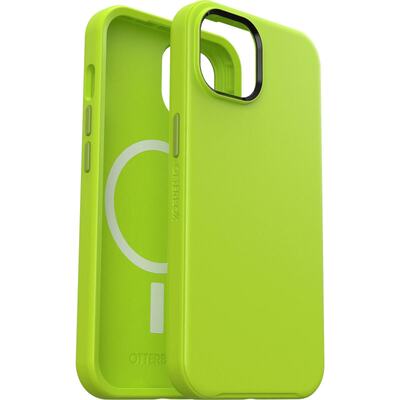 OtterBox Apple iPhone 14 / iPhone 13 Symmetry Series+ Antimicrobial Case for MagSafe - Lime All Yours (Green) (77-89032)