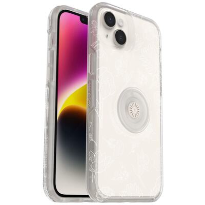 OtterBox Apple iPhone 14 Plus Otter + Pop Symmetry Series Clear Case - Flower Of The Month (Clear) (77-89695)