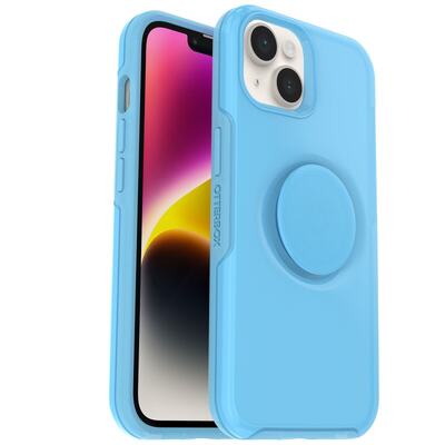 OtterBox Apple iPhone 14 / iPhone 13 Otter + Pop Symmetry Series Case - You Cyan This? (Blue) (77-89708)