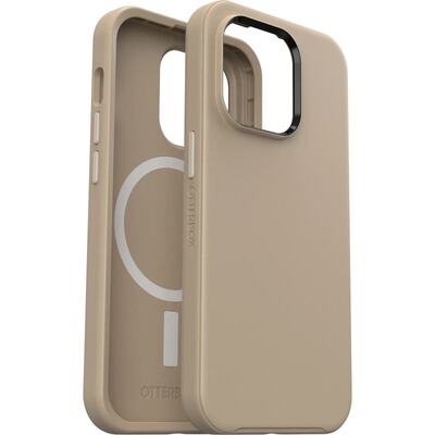 OtterBox Apple iPhone 14 Pro Symmetry Series+ Antimicrobial Case for MagSafe - Don't Even Chai (Brown) (77-90749)
