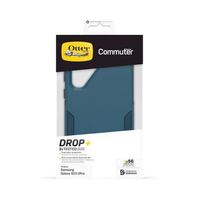 OtterBox Samsung Galaxy S23 Ultra Commuter Series Antimicrobial Case - Don't Be Blue (77-91114)