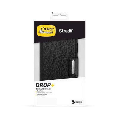 OtterBox Samsung Galaxy S23 Plus Strada Series Case - Black (77-91177)