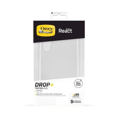 OtterBox Samsung Galaxy S23 Plus React Series Case - Stardust (Clear Glitter) (77-91309)