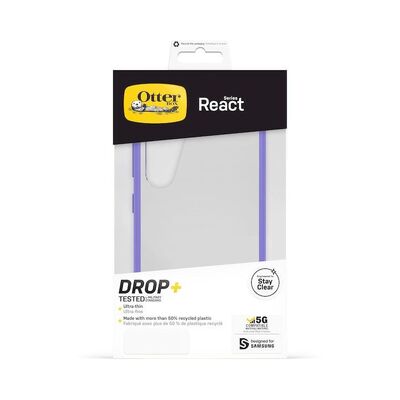 OtterBox Samsung Galaxy S23  React Series Case - Purplexing (Purple) (77-91315)