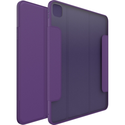 OtterBox Symmetry Folio Apple iPad Pro M4 Case Figment Purple Multi-Position Stand Pencil Holder - 77-95260
