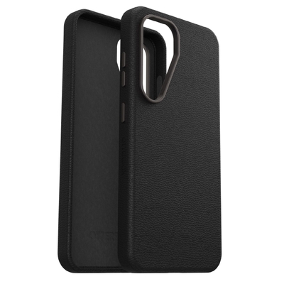 OtterBox Symmetry Cactus Leather Samsung Galaxy S25+ 5G (6.7') Case Noir Ash - Black - 77-97446