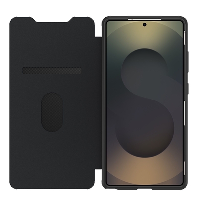 OtterBox React Folio Samsung Galaxy S25 Ultra 5G (6.9') Case Black Crystal Clear/Black - 77-97833