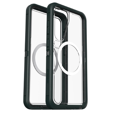 OtterBox Defender XT Clear Magnets Samsung Galaxy S25+ 5G (6.7') Case Jubilee Green - 77-97873