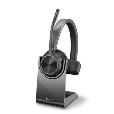 Poly UC Voyager 4310 Mono Wireless Headset + Charging Stand | BT700 USB-C Dongle