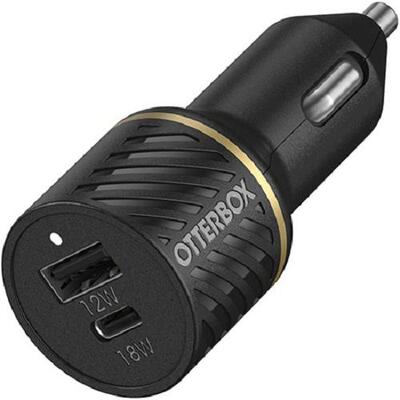 OtterBox 30W Dual Port Premium Car Charger - Black (78-52545)