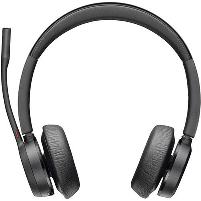Poly 7Y211AA Voyager 4320 Bluetooth Stereo Headset T700 USB-A Dongle Microsoft Teams Certified