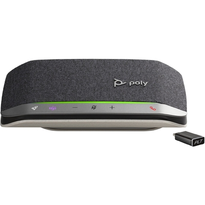 Poly 7Y215AA Sync 20-M USB-C & Bluetooth Speakerphone Silver,Microsoft Teams