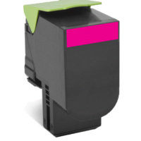 Lexmark 808HME MAGENTA HIGH YIELD CORPORATE TONER CARTRIDGE 3K, CX410/CX510